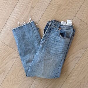 Levi's High Rise Ribcage Jeans - Light Blue